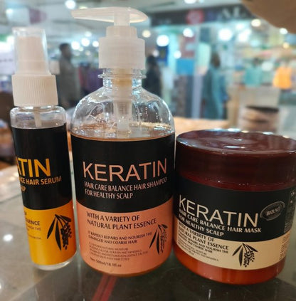 Keratin Hair Mask |  Pack Of 3 Items