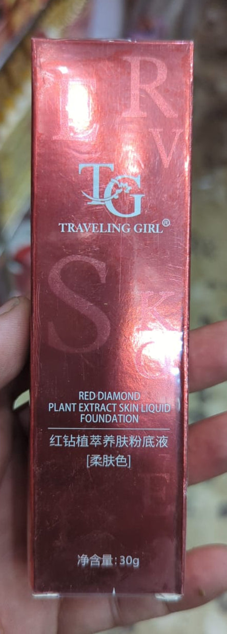 Traveling Girl ( Tg) Matte Finish Liquid Foundation 30g (ivory)